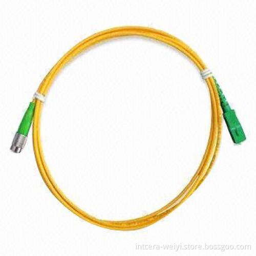 FC/APC-SC/APC Single-mode Simplex Fiber-optic Patch Cord with IL<0.2db and RL>60dB